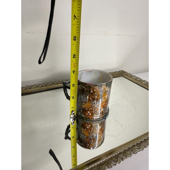 Beautiful One of a Kind Glazed Ceramic Coffee Mug signed - Picture 2 of 10